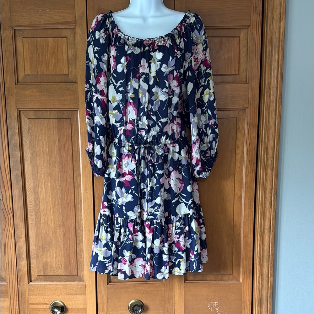 Joie Pink and White Ruffled Tiered Sundress